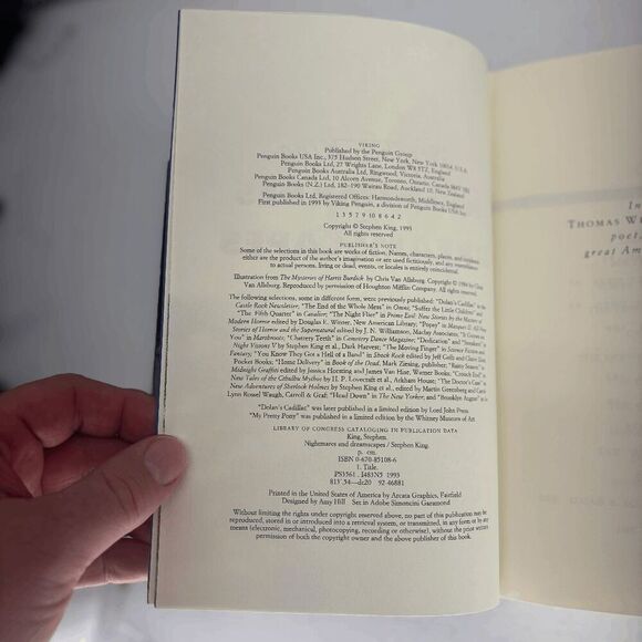 Nightmares & Dreamscapes by Stephen King 1st Edition 1st Print Hardcover 27.99 - Picture 4 of 9